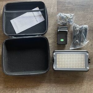 LED Video Light Kit with Case